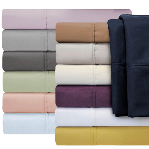 1000 Thread Count Cotton Rich Solid Deep Pocket Bed Sheet Set