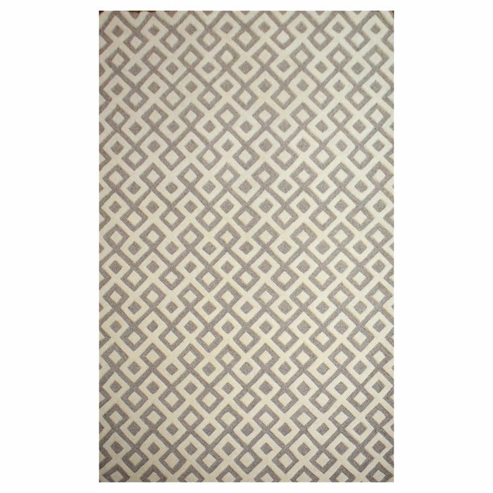 Casemiro Hand-Woven Moroccan Style Wool-Viscose Blend Area Rug-Rugs-Blue Nile Mills