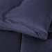 Brushed Microfiber Down Alternative Medium Weight Solid Comforter - Navy Blue