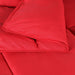 Brushed Microfiber Down Alternative Medium Weight Solid Comforter - Red