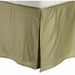 Cotton Rich Soft Bed Skirt, 15" Drop Down, 5 Colors - Moss