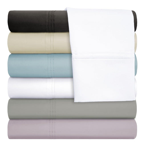 1200 Thread Count Cotton Rich Solid Deep Pocket Bed Sheet Set