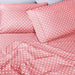 Polka Dot 600 Thread Count Cotton Blend Deep Pocket Sheet Set - Pink