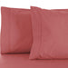 600 Thread Count Cotton Blend Solid Pillowcase Set - Blush