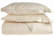 Joi 1500-Thread Count 100% Cotton Solid Duvet Cover and Pillow Sham Set - Ivory
