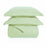 Lincoln Wrinkle Resistant 100% Cotton Duvet Cover and Pillow Sham Set-Duvet Cover Set-Blue Nile Mills