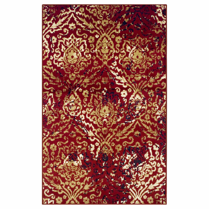 Micah Contemporary Oriental Damask Area Rug-Rugs-Blue Nile Mills
