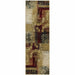Serenity Transitional Geometric Floral Patchwork Area Rug - Multicolored