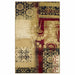 Serenity Transitional Geometric Floral Patchwork Area Rug - Multicolored
