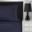 Waldren 100% Brushed Microfiber Wrinkle Resistant 5-Line Embroidery Sheet Set-Sheet Set-Blue Nile Mills