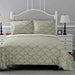 Waterlilly 100% Cotton Floral Duvet Cover Set - Gray