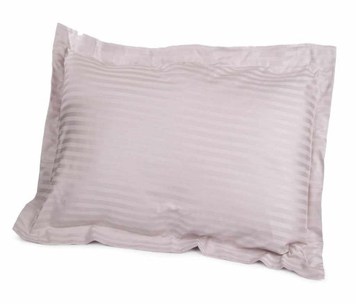 Whipple 650-Thread Count 100% Egyptian Cotton Mediumweight Stripes Pillow Sham Set - Lavender