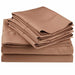 Wrinkle-Resistant Hem-Stitched Cotton Blend Sheet Set - Taupe